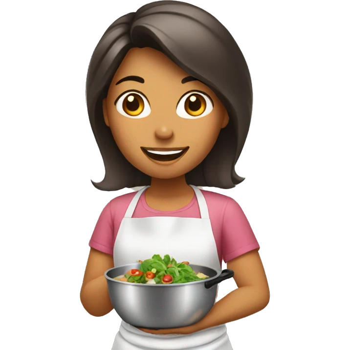 A women who is cooking emoji