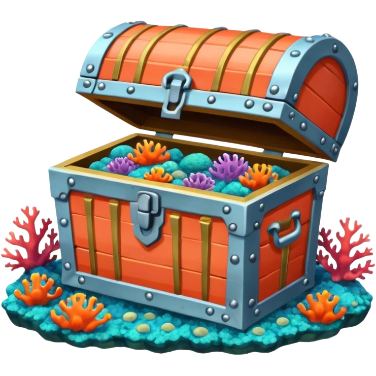 Coral Reef Treasure emoji