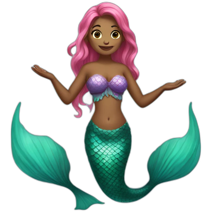 Full body mermaid emoji