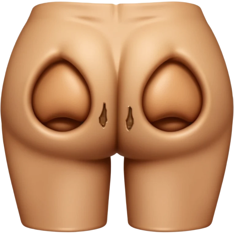 Des fesses qui font caca emoji