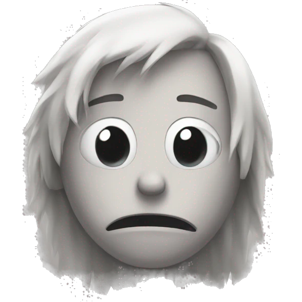 Sad but happy emoji