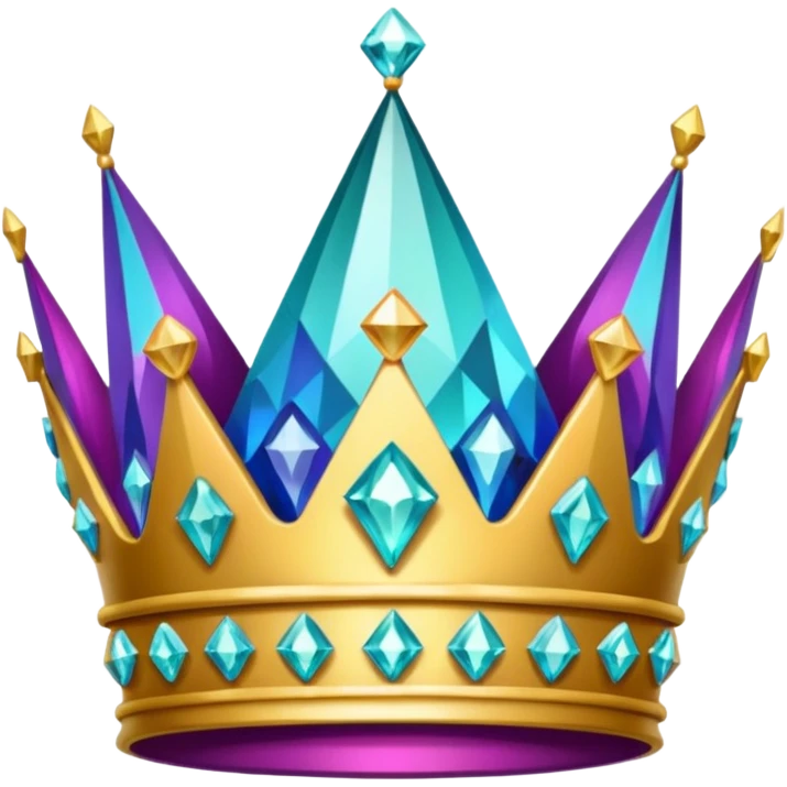 алмазная корона эмоджи emoji