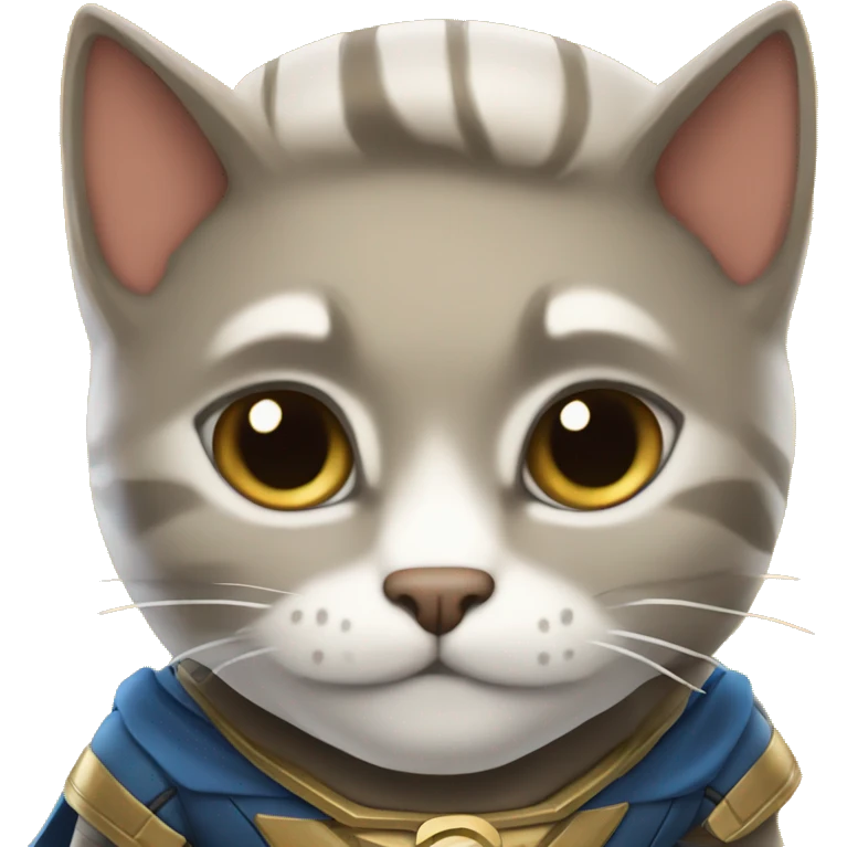 Gato superheroe emoji