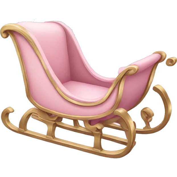 light pink sleigh emoji