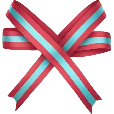 line of ribbon emoji