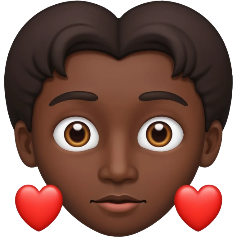 Ninja ojos de corazónes hombre emoji