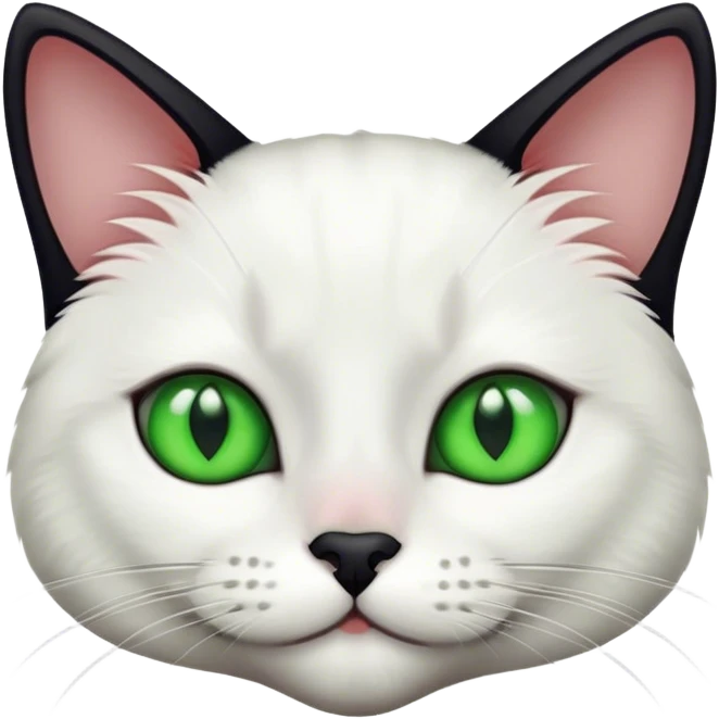 white black cat  emoji