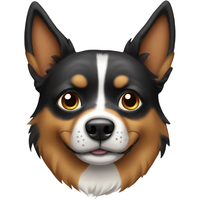 Dog with pointy ears emoji