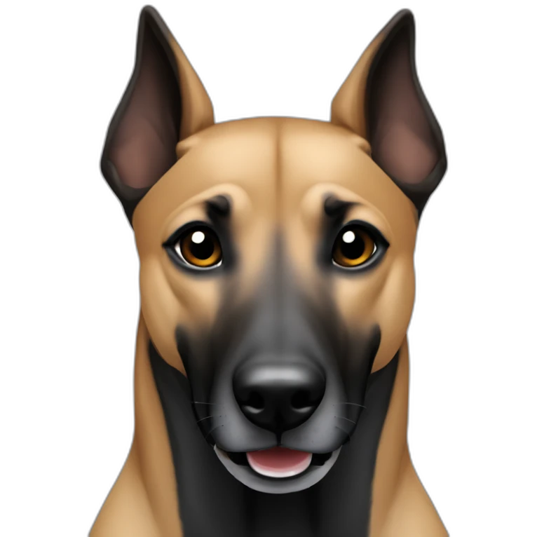 greyhound malinois black emoji