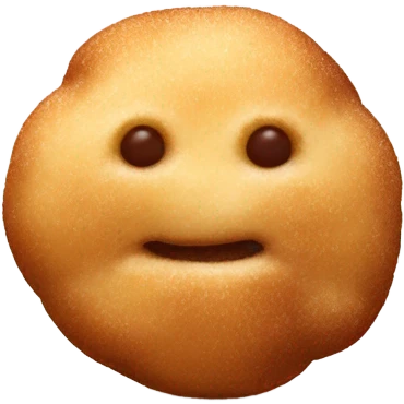Balls of fried dough with cinnamon sugar  emoji