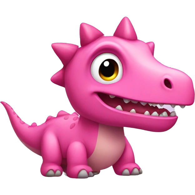 Pink dinosaur  emoji