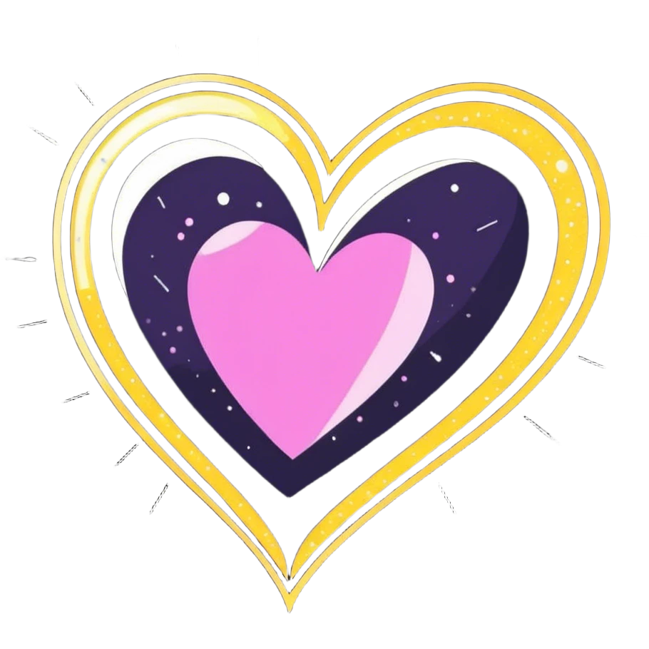 Sparkle heart emoji