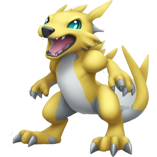cute cool Digimon-Fakemon-animal full body emoji
