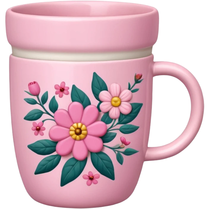 A girly cup emoji