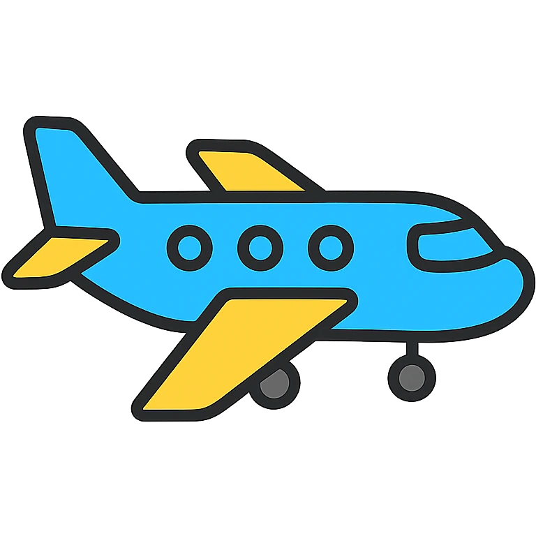 small airplane emoji, minimal and modern emoji