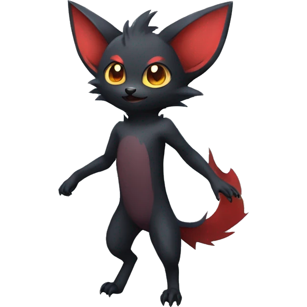 Bat-Litten-Zorua full body emoji