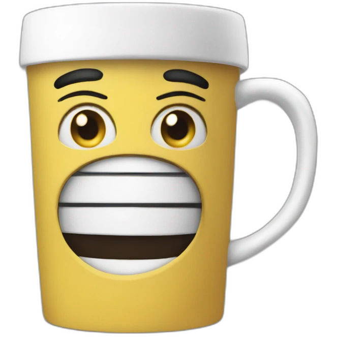 Mug I love ny emoji