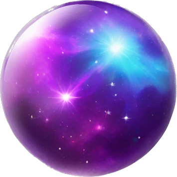 Nebula Gemstone Crystal Orb emoji
