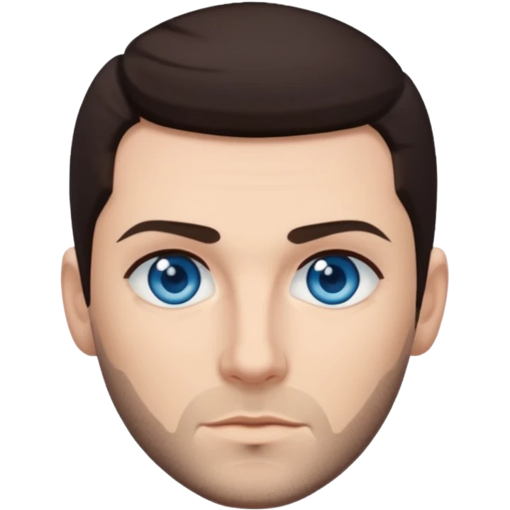 Shane Lynch with blue eyes, dark brown hair  emoji