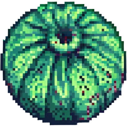 watermelon, simple pixel art, no text emoji