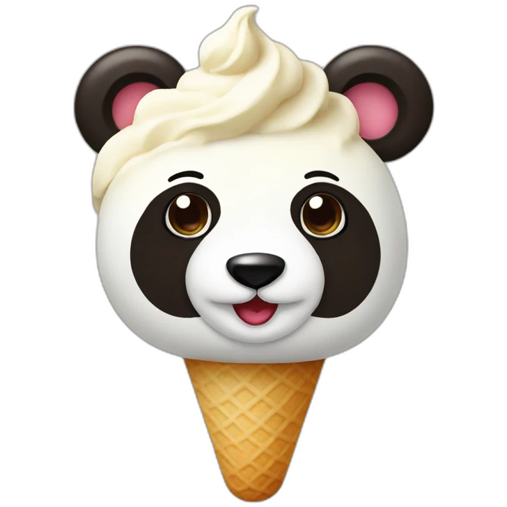 icecream panda emoji