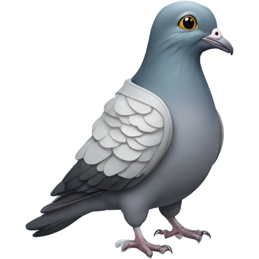 Pigeon wearing a hoodie  emoji