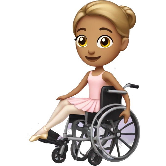 ballerina in wheelchair emoji