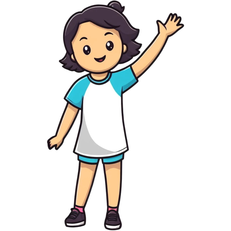 cheerful young woman emoji
