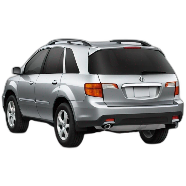 2002 Acura mdx in silver emoji