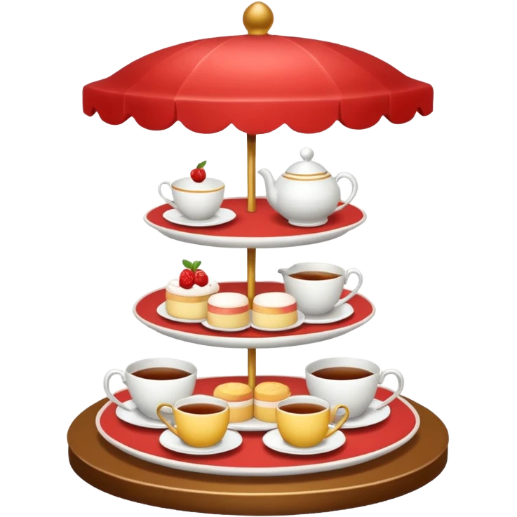 afternoon tea stand emoji