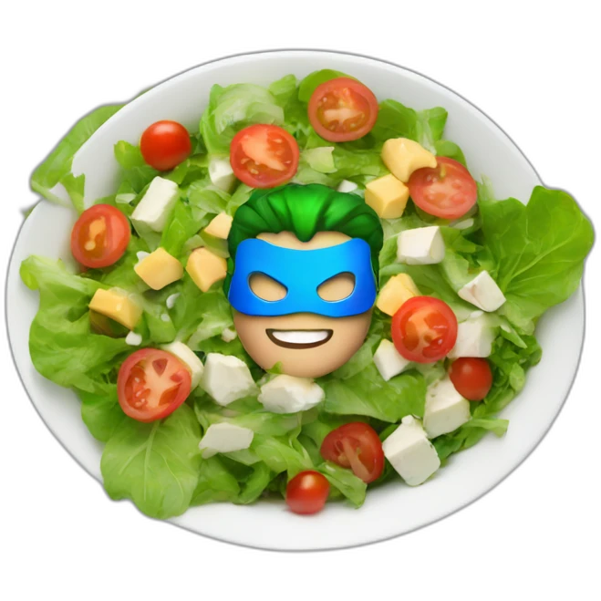 superhero salad emoji