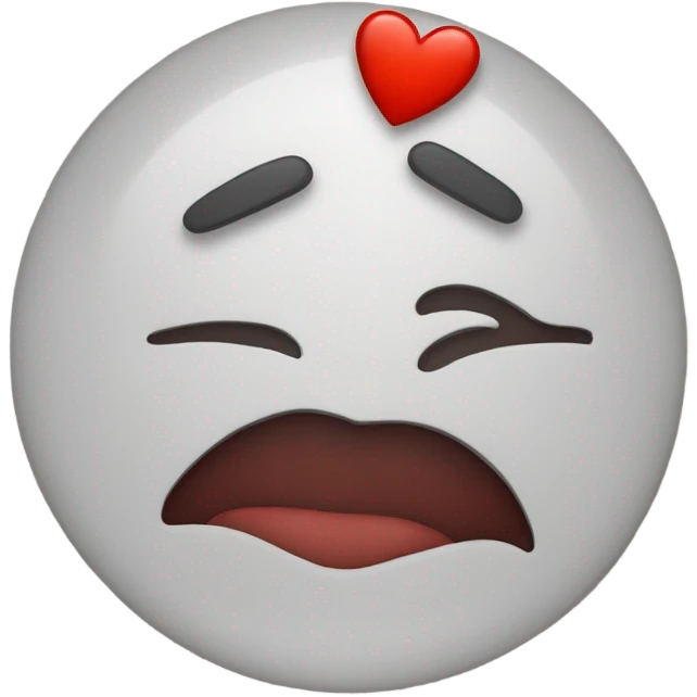 A red heart that has the words najah in it emoji