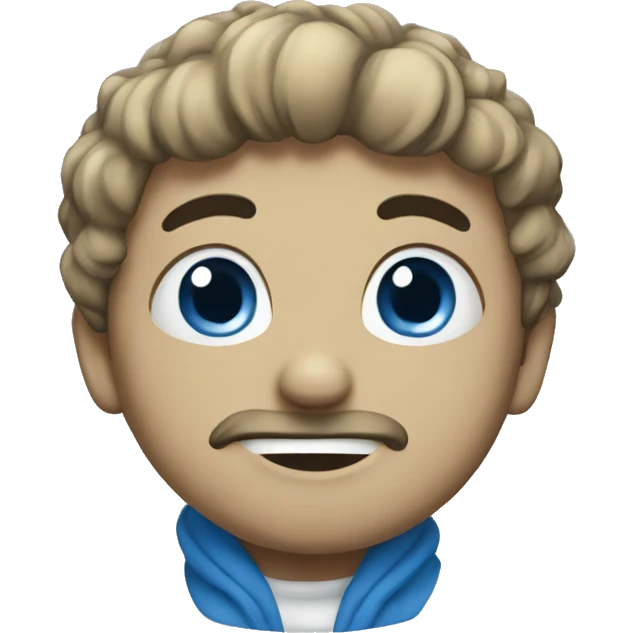 Blue emoji