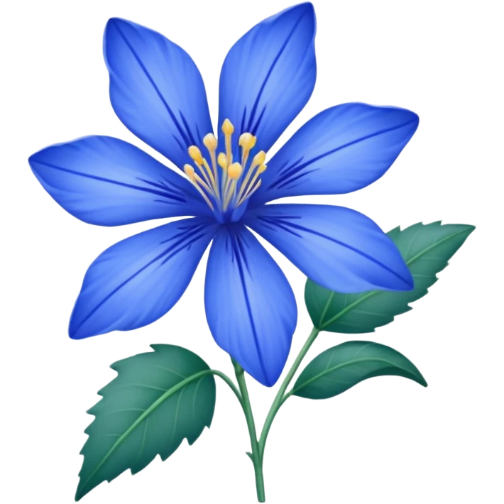 bellflower. Transparent background emoji