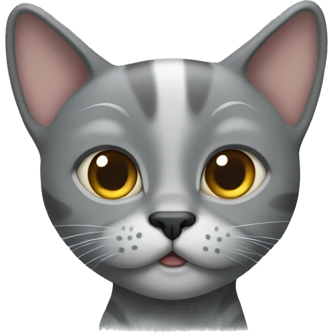 gray fold cat emoji