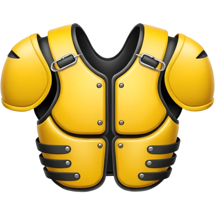 yellow predator bone shoulder pads emoji