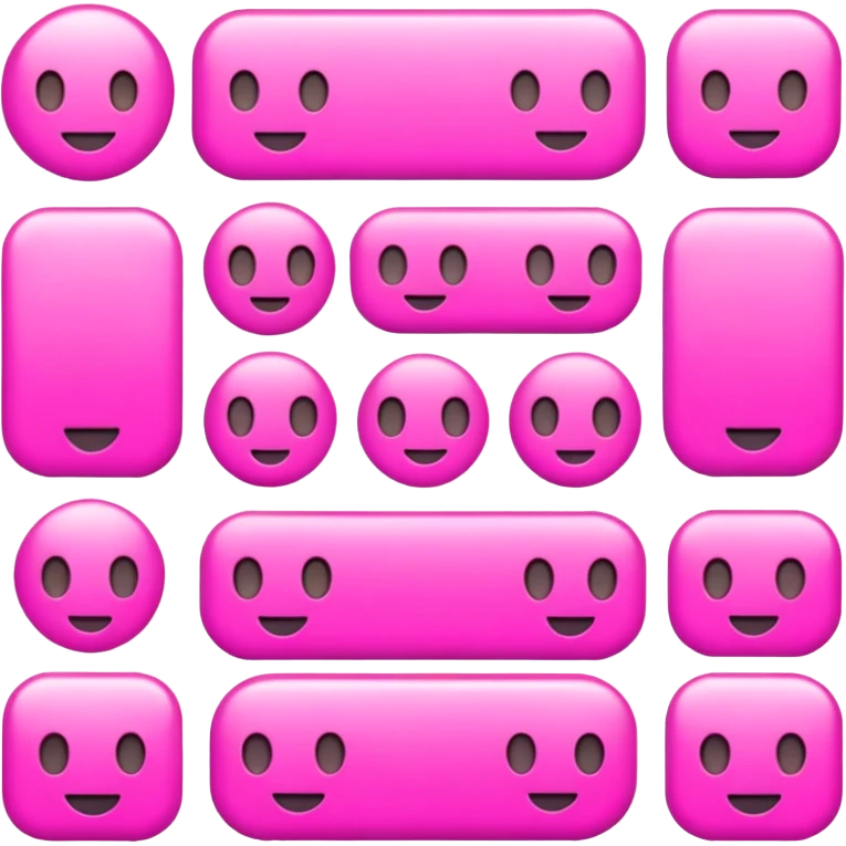Pink emoji