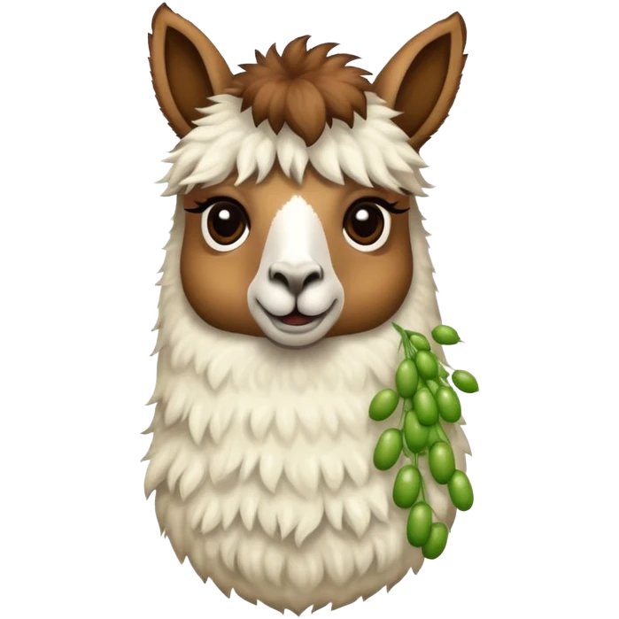 Лама размером с горох emoji