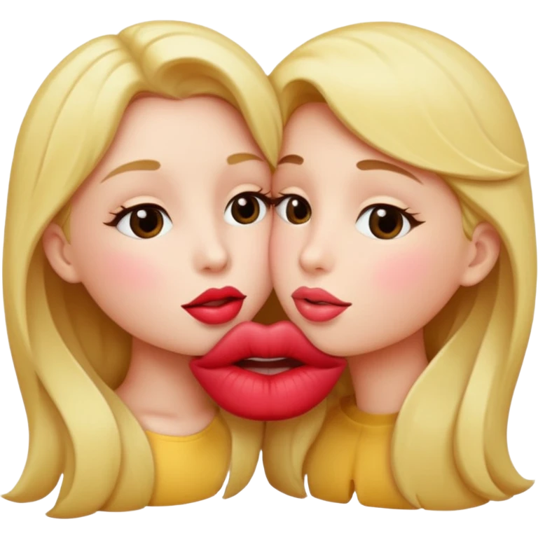 Lip kiss emoji