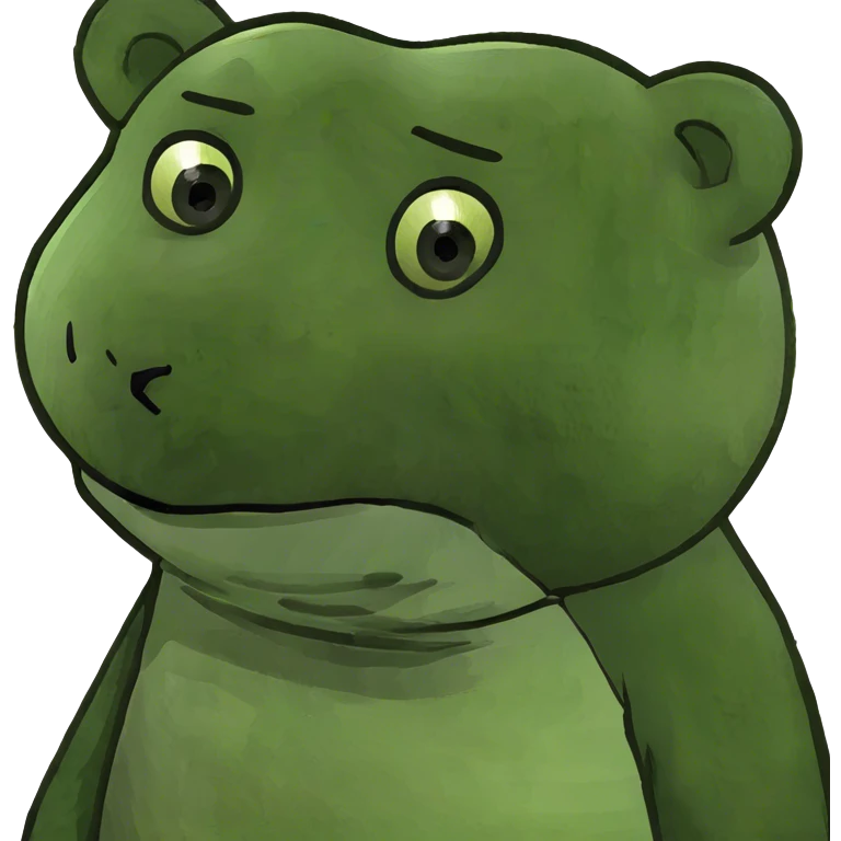 Sad Teddy bear emoji