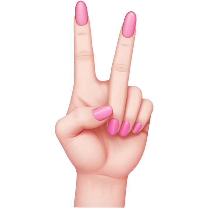 pink middle finger emoji
