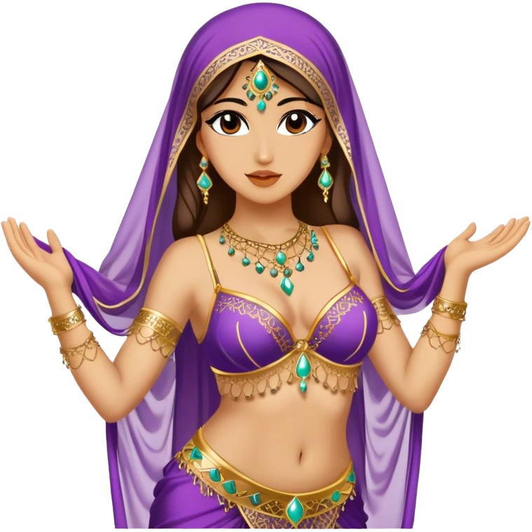 Belly dancer emoji