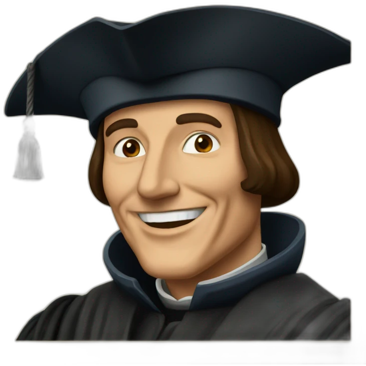 Thomas More celebrating emoji