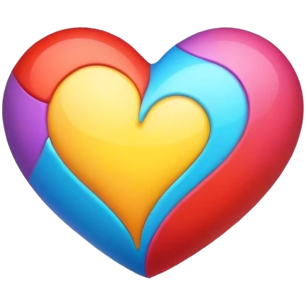 Cœur multicolore  emoji