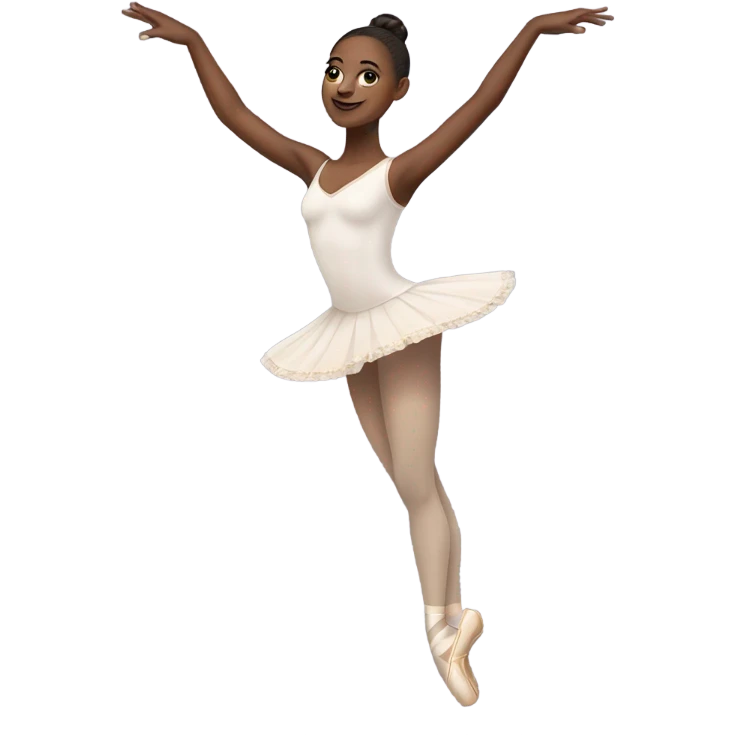 Ballet dancer in thigh highs emoji