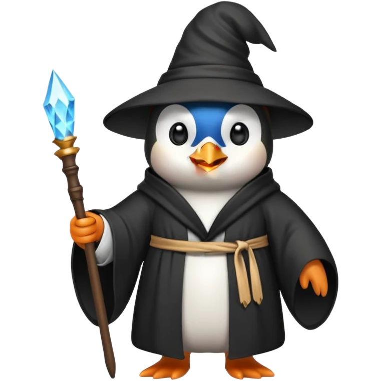 Penguin Wizard emoji