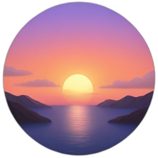 sunset emoji