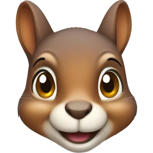 cute squirrel emoji