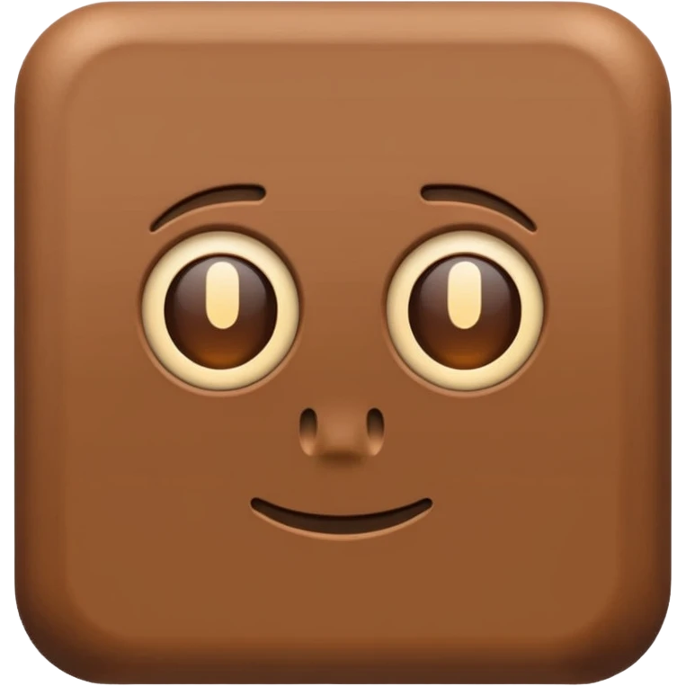 Brown colour emoji