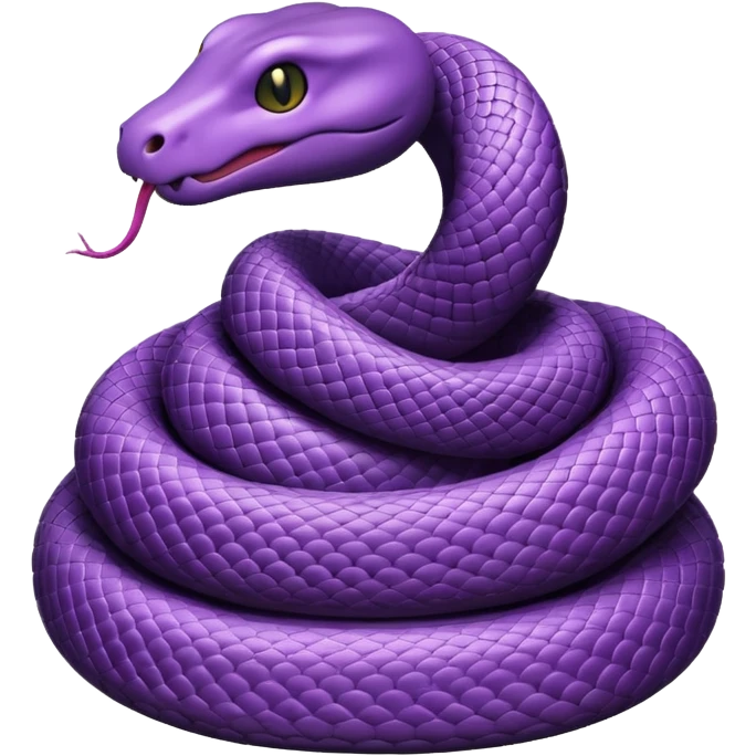 snake purple emoji